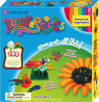 Doodle Sticks-Flowers & Vegetables